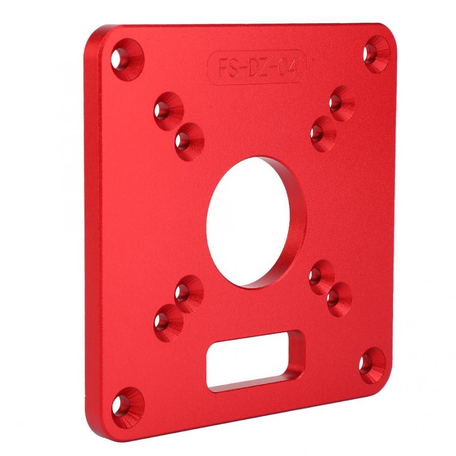 Router Table Insert Plate Aluminum Alloy 6061 Anodic Oxidation Engraving Router Table Plate Tools