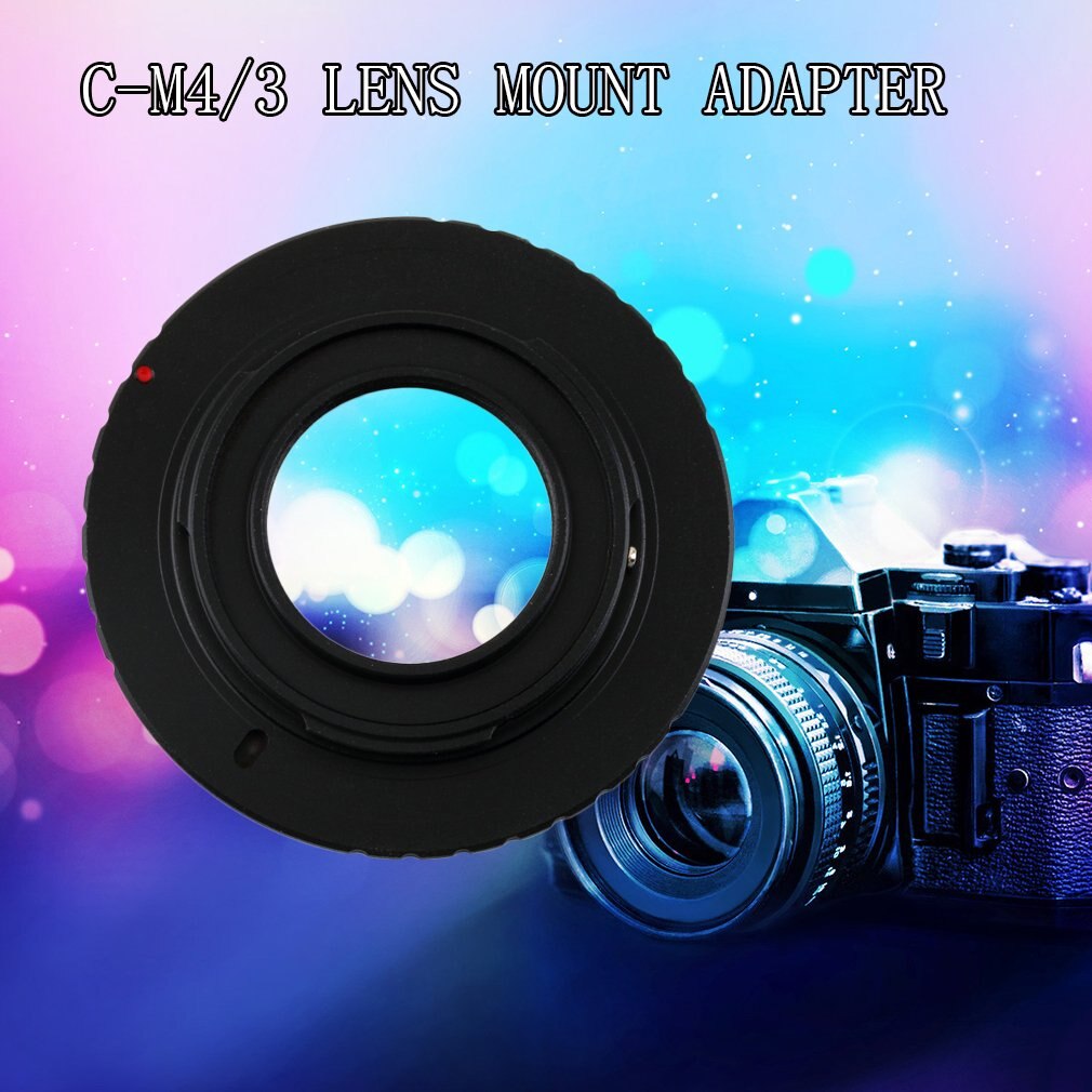 1Pcs Aluminum Metal Adapter for Olympus PM1 C Mount Lens to Micro 4/3 M4/3 for Panasonic GX1 GF5 est