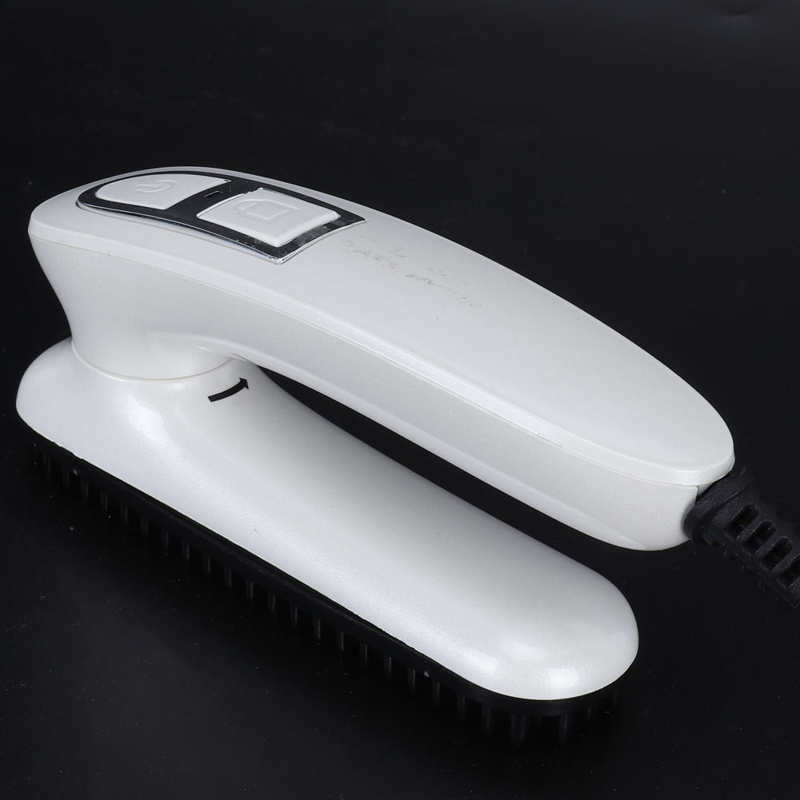 Cepillo eléctrico para el cuidado de los hombres, cepillo de barba portátil, antiescaldado, alisado, plegable, calienta la barba