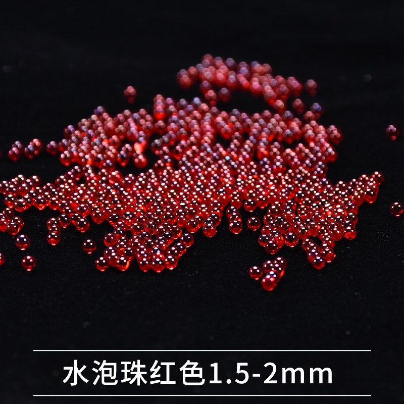 Gør-det-selv boble perler boble perler fyld krystal perler kviksand og smykker fyldmaterialer: 1.5-2.0mm g