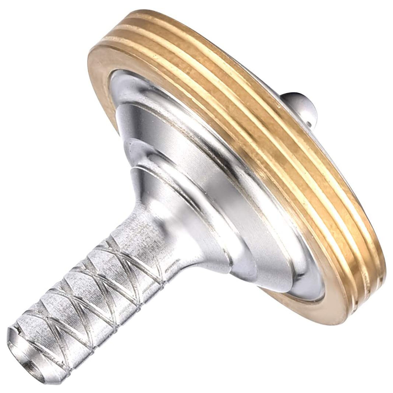 Prachtige Tol Metalen Rvs Messing Gyroscoop Perfecte Balans Desktop Doden Tijd Metalen Speelgoed