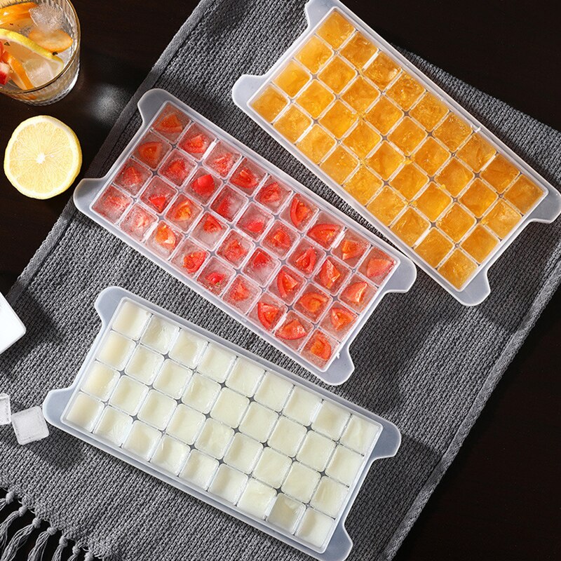 Food Grade 36/12 Cavity Silicone Bar Ice Cube Tray Mini Ice Cubes Small Square Mold Ice Maker Silicone Mold