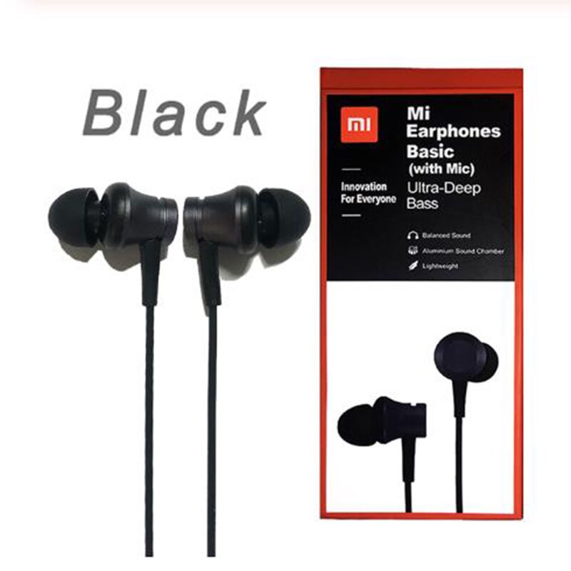 Xiaomi Piston 3 Oortelefoon Mi Verse 3.5Mm In-Ear Oortelefoon Met Microfoon Voor Mi CC9 CC9e Redmi Note 8 8pro K20 K30 Pro Samsung Huawei