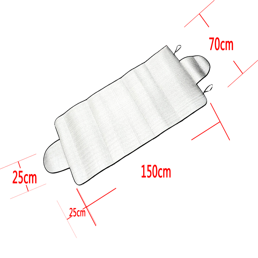 FORAUTO Car Windshield Sun Shade Sun Reflective Shade UV Protect Foldable Car Styling Front Window Sunshade