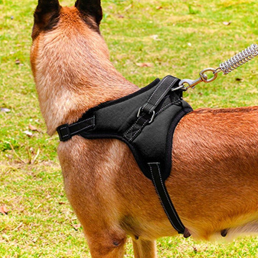 Adjustable Nylon Pet Vest No Pull Dog Harness Vest For Big Dog, Supplies Dog Accessories Pet Large Leash S XL to Collar W2H3