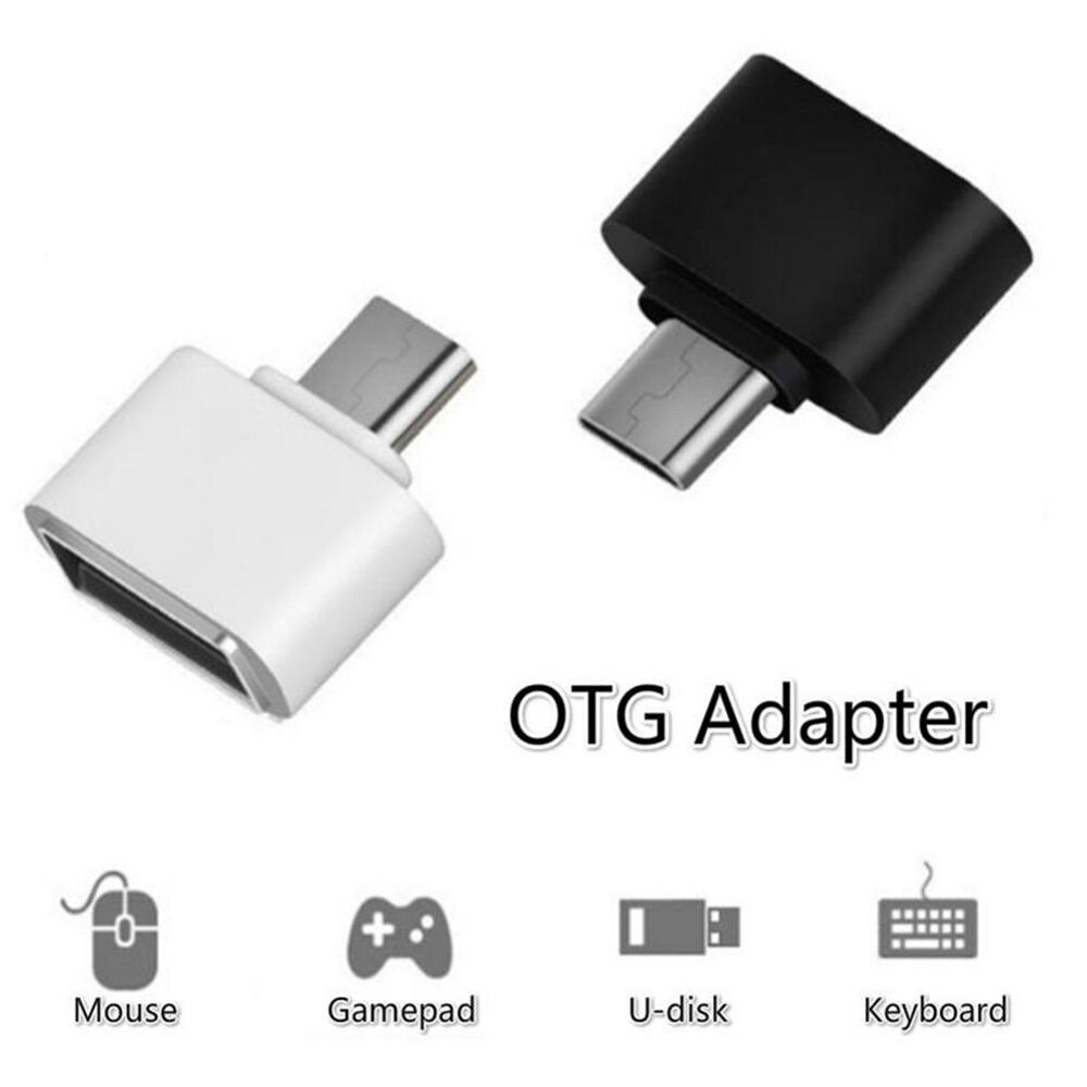 3Pcs Micro Usb Otg Naar Usb Type C Otg Adapter Converter Voor Samsung Huawei Android Type-C Otg naar Type-C Kabel Adapter