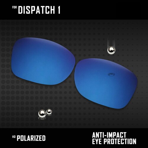 OOWLIT Lenti di Ricambio Per Oakley Spedizione 1 OO9090 Occhiali Da Sole Polarizzati-Multi Colori: Sapphire Blue