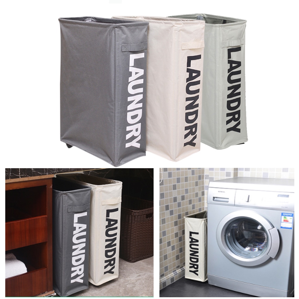 Foldable Laundry Basket Waterproof Dirty Clothes Basket With Caster Wheels Collapsible Laundry Storage Baskets Organizer Hamper