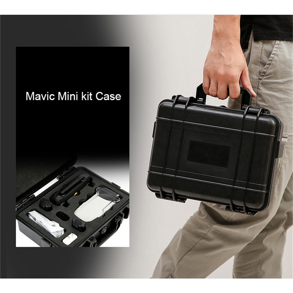 Vanntett oppbevaringsveske til dji mavic mini rc drone tilbehør reise bærende støtsikker hard sak boks til dji mavic mini