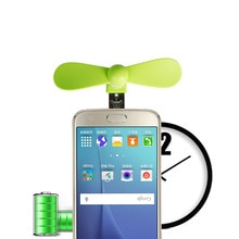 EEN Ausuky 2 in1 Mini Micro USB Mobiele Telefoon Ventilator Draagbare Flexibele Mini USB Ventilator voor PC Tabletten Android smartphones-30