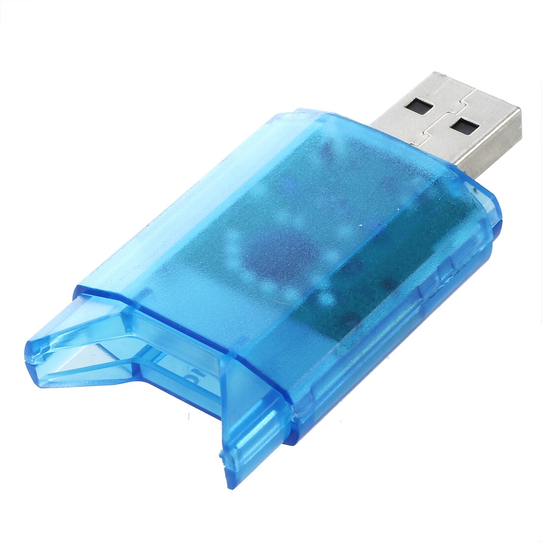 SD HC Card Reader Blue USB Key Format