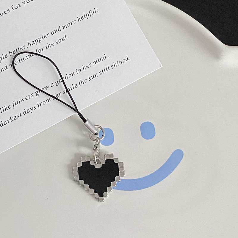 Amor borla con corazón mano muñeca cordón teléfono correas cámara USB Flash Drives cuerda llaveros: Oro champán