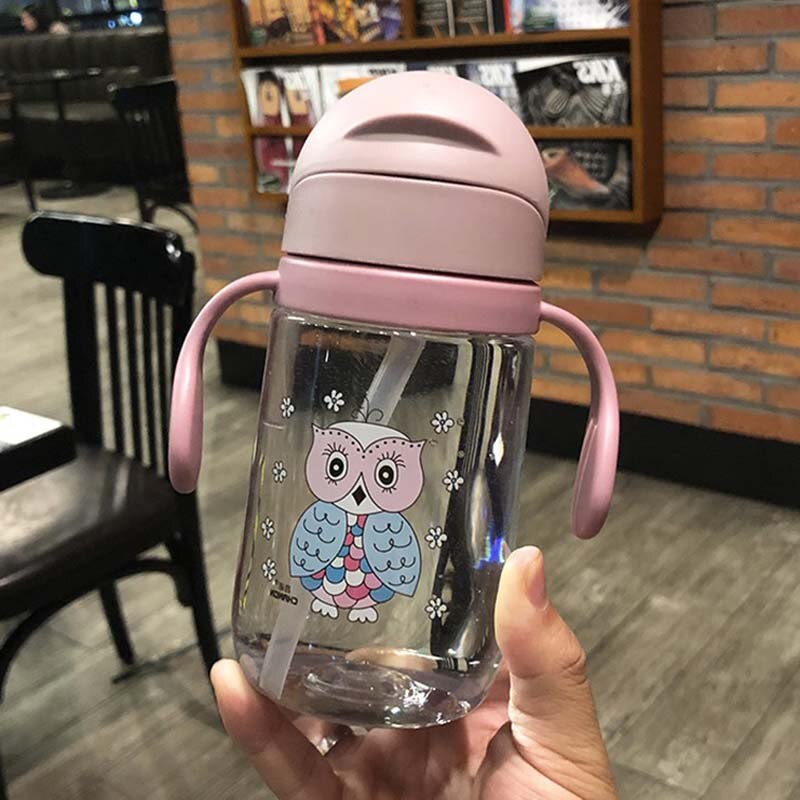 Taza de entrenamiento milagrosa para niños y niñas, vaso de entrenamiento seguro para derrames, 360 ml, 300 grados