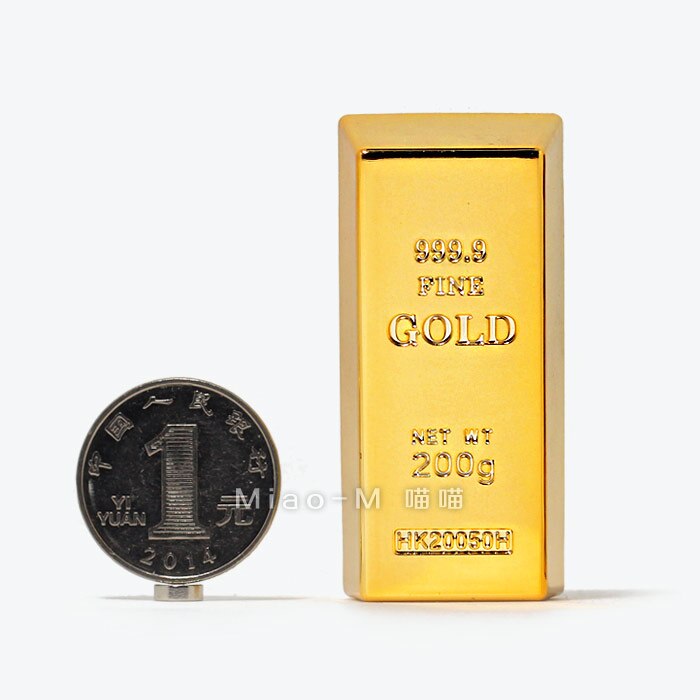 Simuleret mursten reklame projekter guld bar køleskab stick guld magnet stick karakteristisk boligindretning guld: Default Title