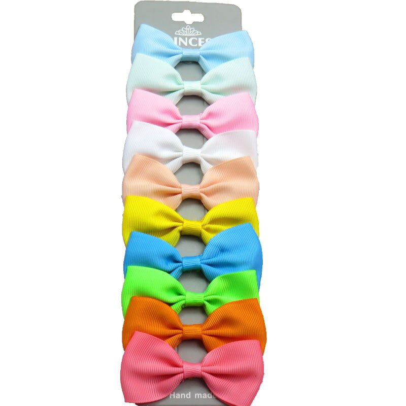 5/10 Pcs/Set Leuke Baby Haar Clips Bloem Rooster Bows Kids Meisjes Haarspelden Dot Kinderen Hoofddeksels Haarspeldjes Baby Haar accessoires: G10