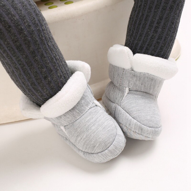 Baby Girls Boys Shoes of Winter Thicken Cotton Soft Sole Bootie Shoes Winter Boot Shoes Frist Walking Shoe