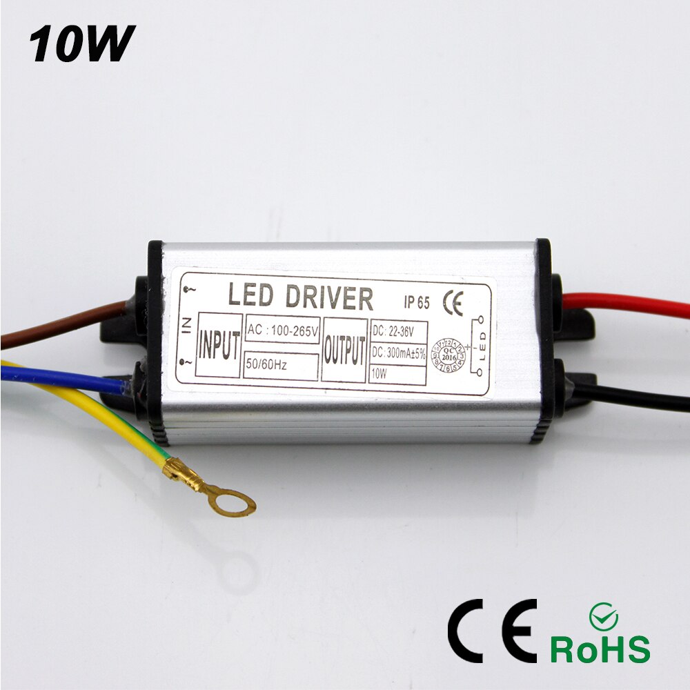 Led Driver 10W 20W 30W 50W Hoge Voeding 1500mA 900mA 600mA 300mA Ac 85-265V Schijnwerper Transformator Waterdicht Adapter