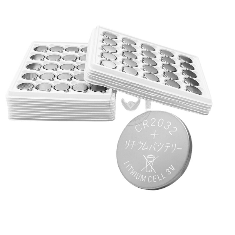 50Pcs 3V CR2032 Lithium Button Cell Battery BR2032 DL2032 CR2032 Button Coin Cell BatteriesFor Watches clocks calculator