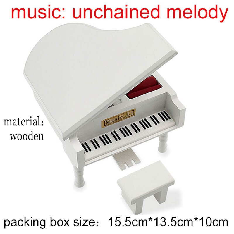 Unchained Melody Muziekdoos Houten Diy Cadeau Voor Vrouw Vriendin Jaar Kerst Valentijnsdag Voorstellen Romantische Liefde: Z5