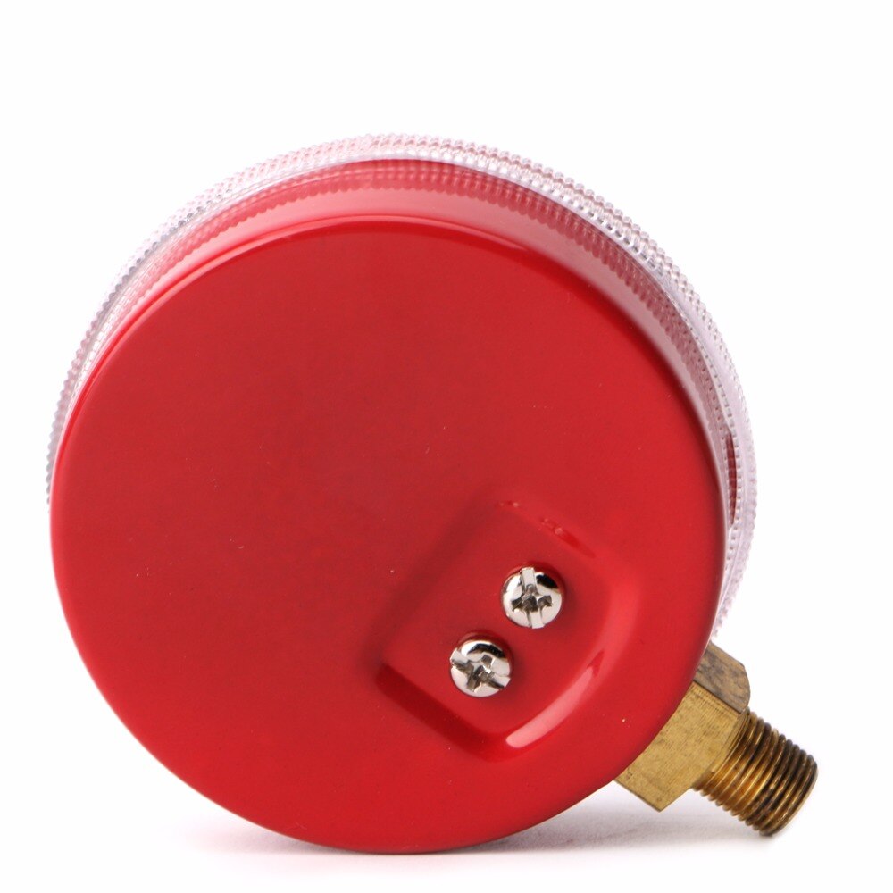 Red Air Conditioner R404/R134A/R22 Refrigerant High Pressure Gauge PSI KPA