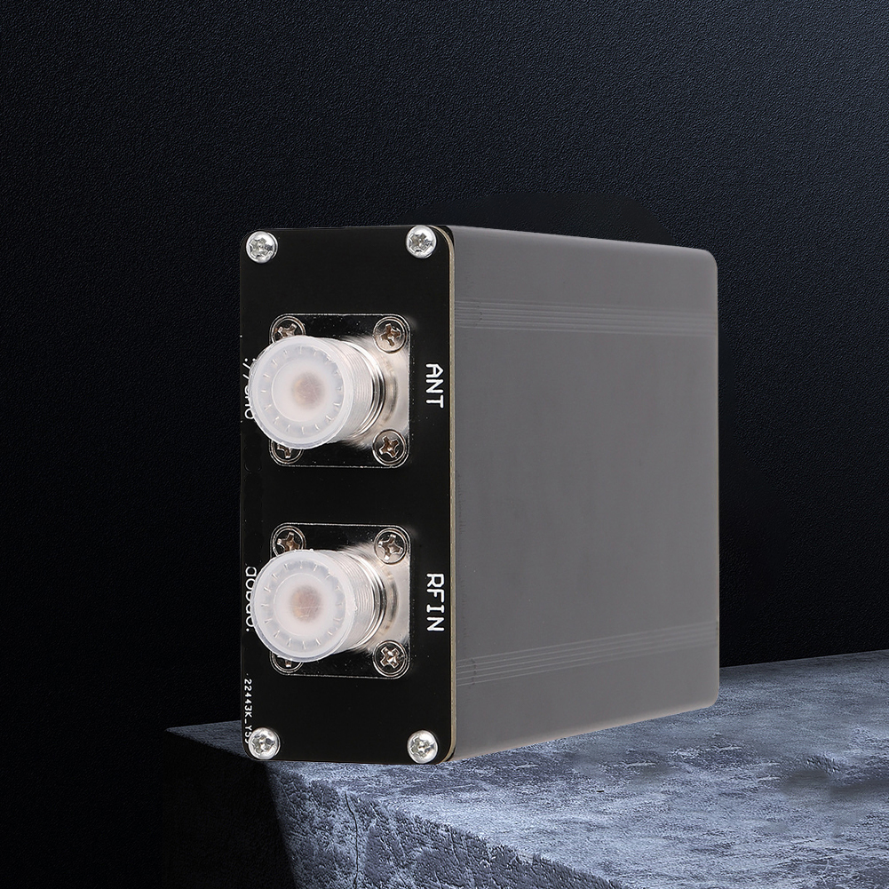 Mini sintonizzatore automatico per antenna da 1,8-50 MHz Display OLED da 0,91 pollici di N7DDC 7x7 3.2 Firmware programmato con alloggiamento in metallo assemblato