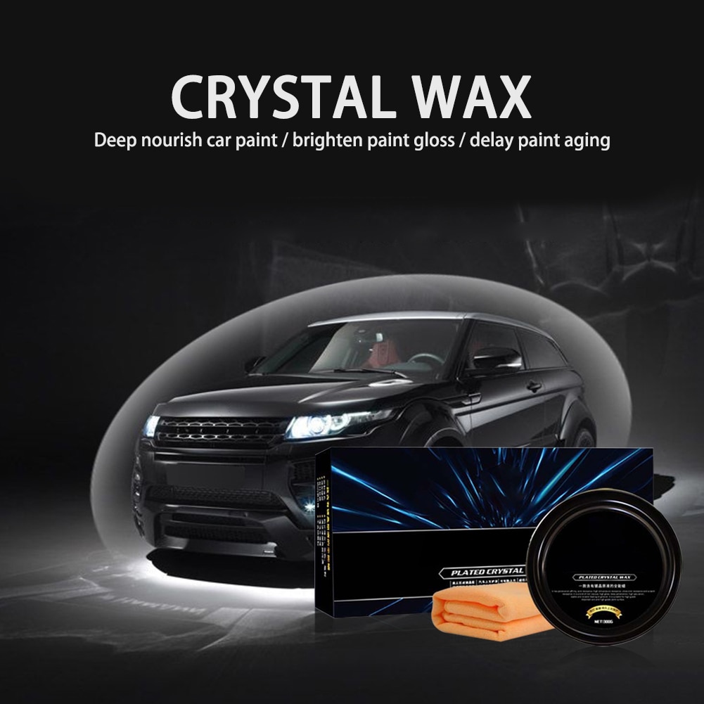 300ml AutoCare cuidado de la pintura de cera dura Reparación de arañazos mantenimiento de cera de pintura de coche de cera con toalla gratis pulido de coche pasta de cera