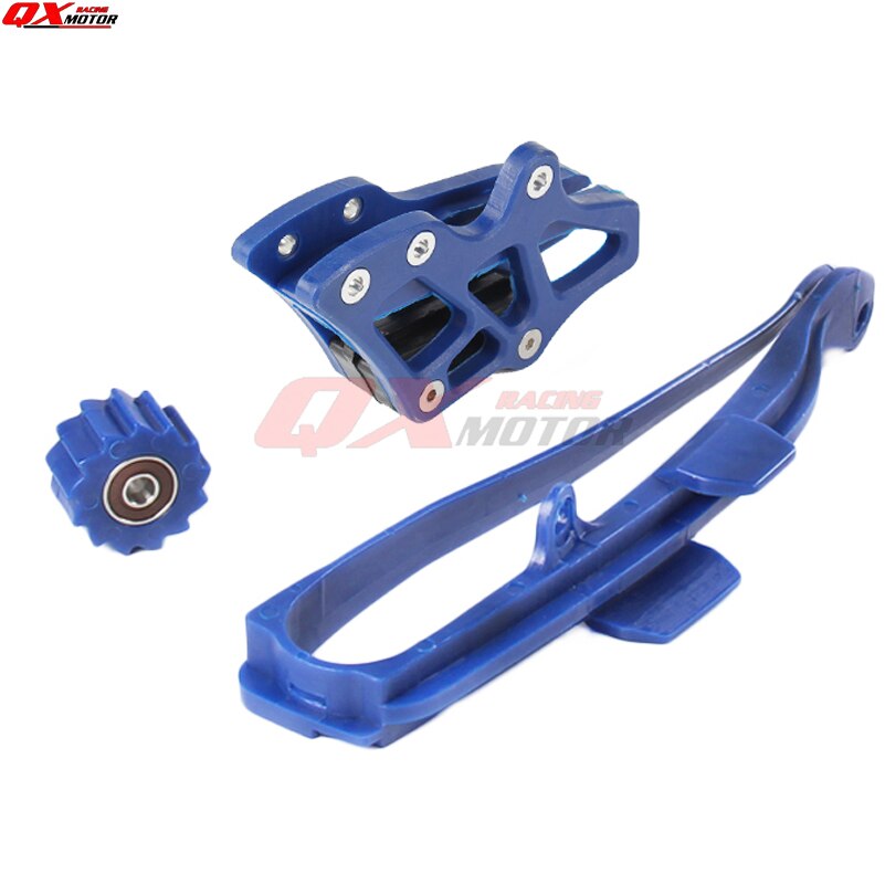 Chain Slider Swingarm Guide Lower Roller + Rear Chian Guide Guard Kits For WR250F WR450F YZ250F YZ450F