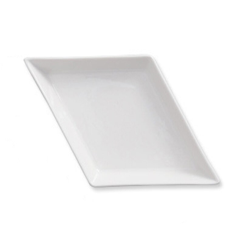 Skandynawskie geometryczne romb ceramiczny połączenie płytki talerz kreatywny talerz śniadaniowy taca zachodnia zastawa stołowa płyta C201: Srebrny