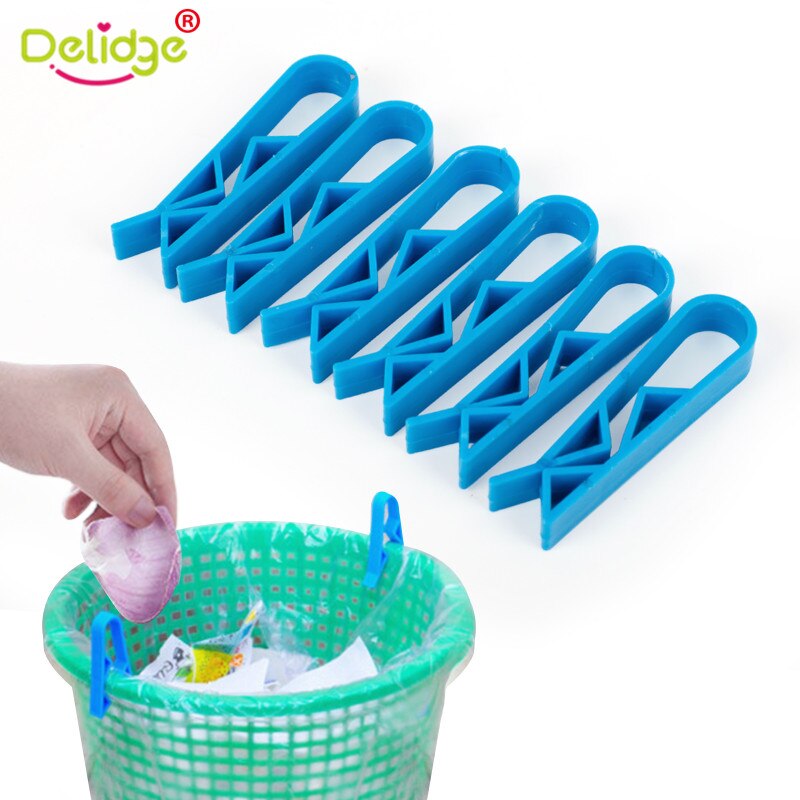 12 sztuk/zestaw praktyczne Organizer robić domu klip kosz na śmieci worki na śmieci nie-klips robić poślizgu uchwyt kosz na śmieci kosz na śmieci, zachowując zacisk