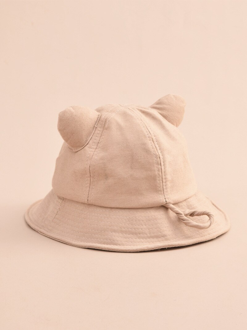 Cute Cat Women Bucket Hat Panama Lady Flat Hat Cap Top Sun Hat Summer Hip Hop Cap Bob Fisherman Chapeau Femme Travel Cap: Beige