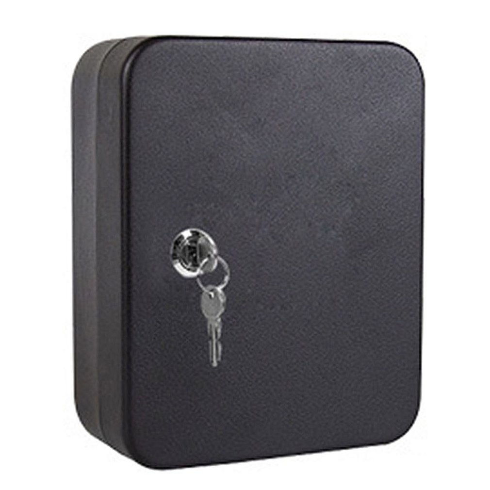 Key Box Household Wall-Mounted Password Key Cabinet Storage Box Management Box Wall-Mounted Car Key Box: 36 digits Key black