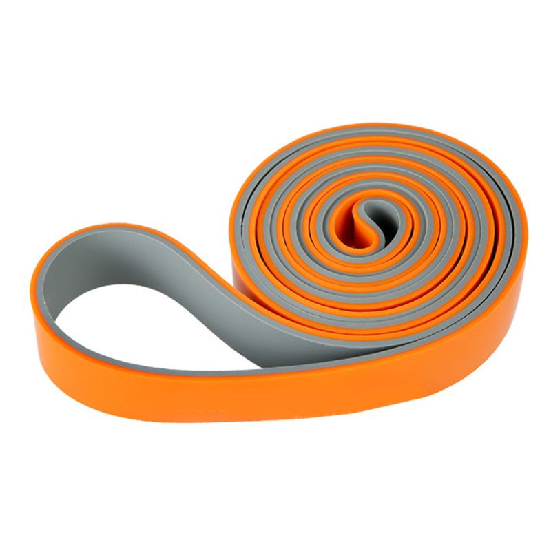 Pull Up Assist Heavy Duty Resistance Band Natural Latex Powerlifting Strap for Strength Training Body Stretching Workout: Orange