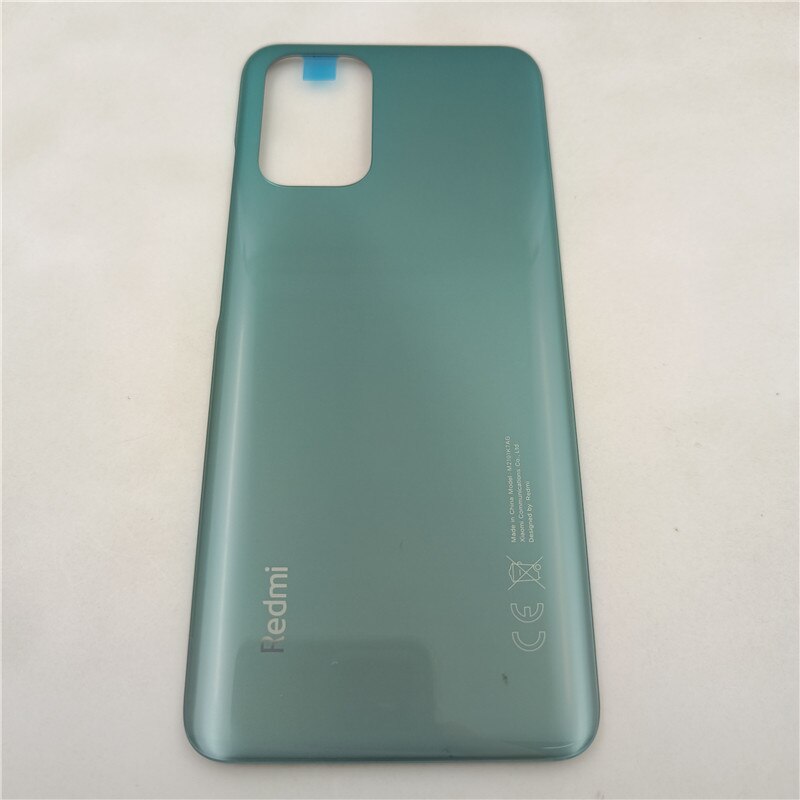 Original For Xiaomi Redmi Note 10 M2101K7AI M2101K7AG Battery Cover Back Door Rear Case For Redmi Note 10S Back Battery Cover: Green