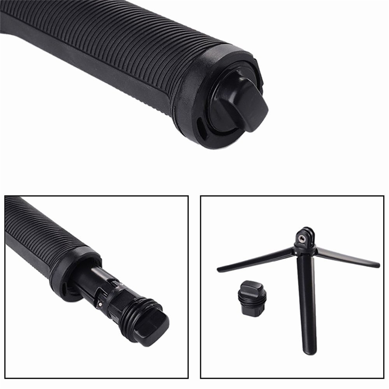 Support de caméra extensible pliable de bâton de Selfie de Gopro tenu dans la main de 3Way support de caméra portatif imperméable de poignée de bâton de Selfie accessoires de Gopro