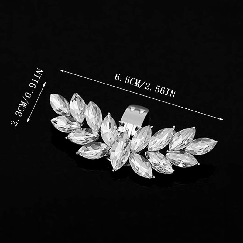 Pince à chaussures strass ailes breloques à assembler soi-même femmes de mariage femmes chaussure boucle accessoires talons décoration