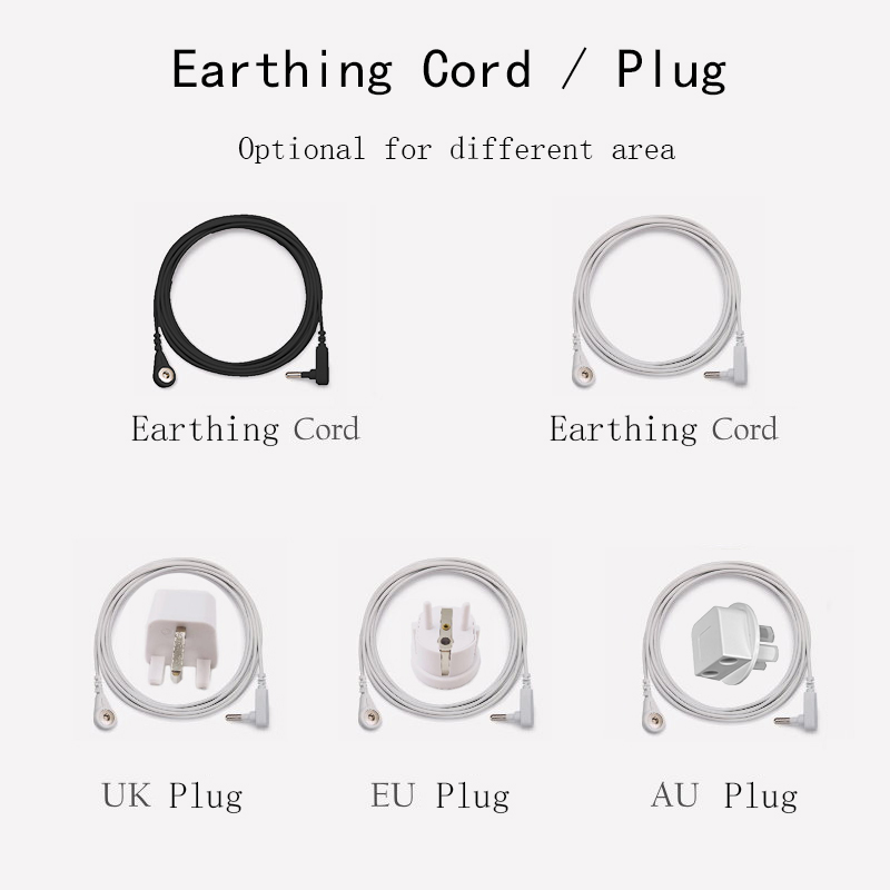 Earthing Cord / Socket Adapter / Rod / Bracelet for Grounding Sheet / Earthing Pillowcase/ Grounded Mat