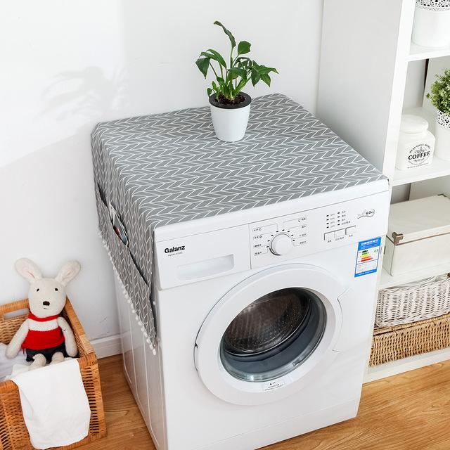 Couvercle anti-poussière d'huile pour Machine à laver, accessoires de maison, capot avec sac de rangement, couverture de réfrigérateur pour la décoration de la maison: A / 70x170cm