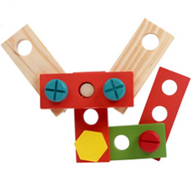 Baby Spielzeug freundlicher Holz Multifunktionale Werkzeug einstellen Wartung Kasten Holz Spielzeug Baby murmeln Kombination Chirstmas/Geburtstag Spielzeug