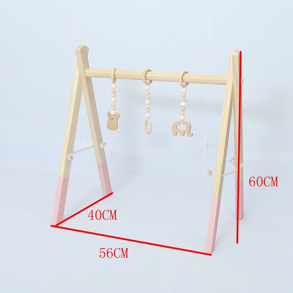 Nordic Stijl Babykamer Decor Play Gym Speelgoed Houten Nursery Zintuiglijke Speelgoed Baby Kamer Kledingrek Accessoires Fotografie Props