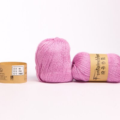 50g/Bal Fontainebleau Mohair Acryl Wol Antipilling Lage Krimp Dunne Garen Voor Hand Breien Haken: F02
