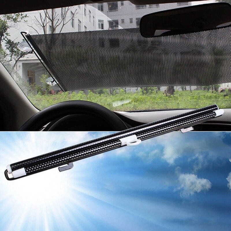 Voor Intrekbare Auto Voor Achter Side Window Zonneschermen Pvc Auto Windows Zonnescherm Anti-Uv Bescherming Zonneklep