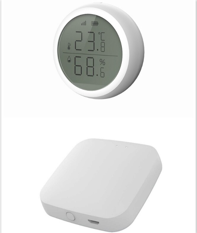Smart Temperature Humidity Sensor ZigBee LCD Screen Display Working with TuYa ZigBee Hub Battery Powered Smart Life Sensor: tape3
