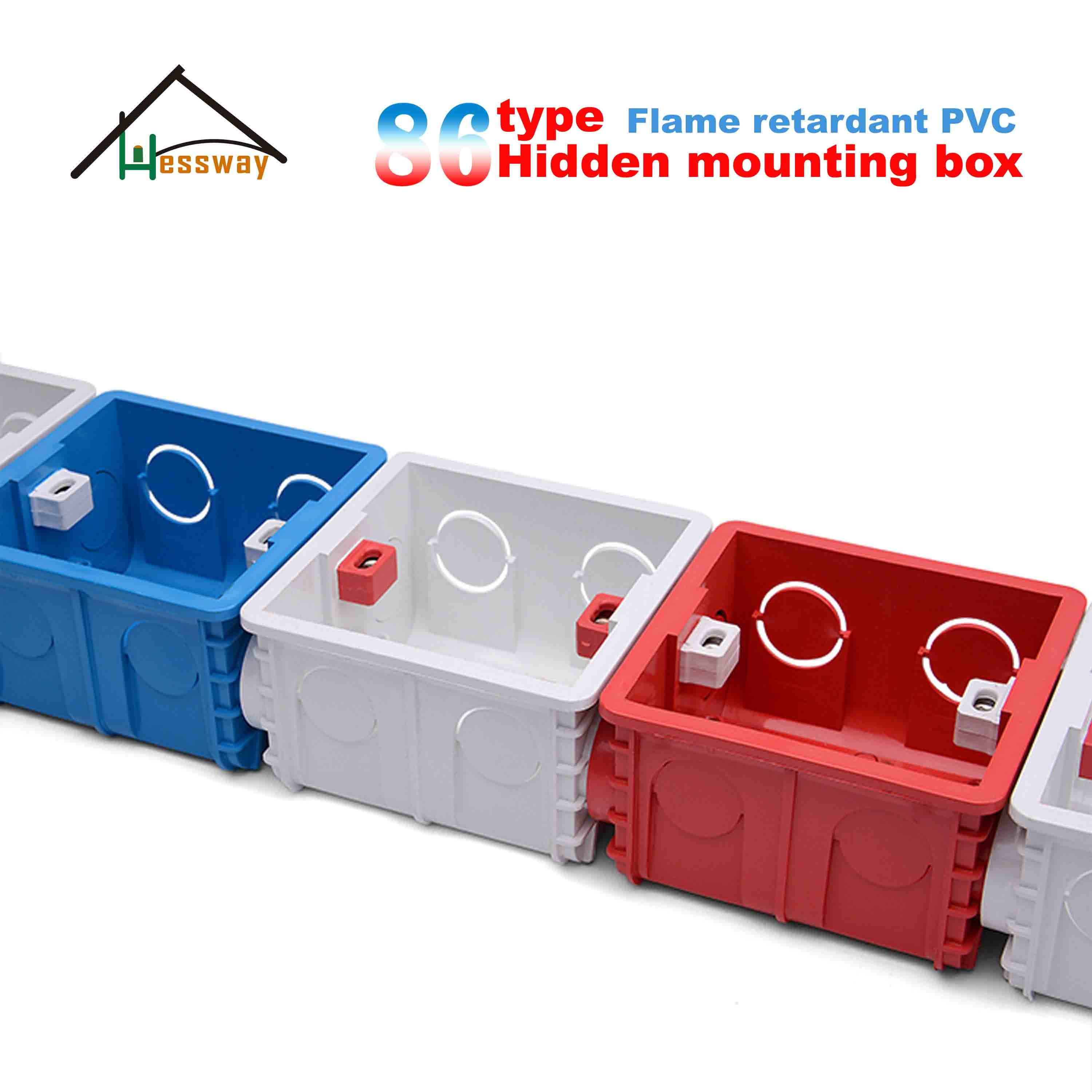Plastic Wall Plate wall mount junction box type 86