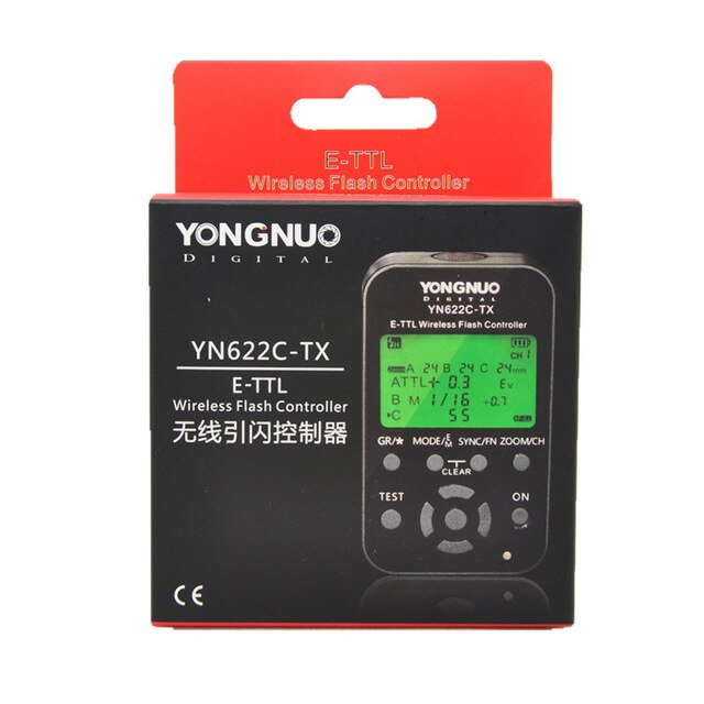 Yongnuo yn-622c-tx yn622c-tx yn 622c tx e-ttl lcd kabellos-Regler kabellos Blitz Abzug Transceiver für Kanon dslr