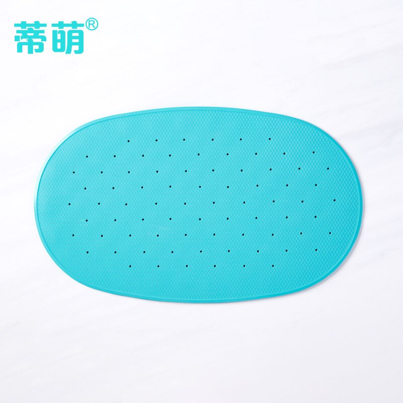 Extra Lange Badmat Massage 42X25CM Veiligheid Douche Bad Matten Antislip Badkamer Vloermat voor Kinderen bad antislip mat: Blauw