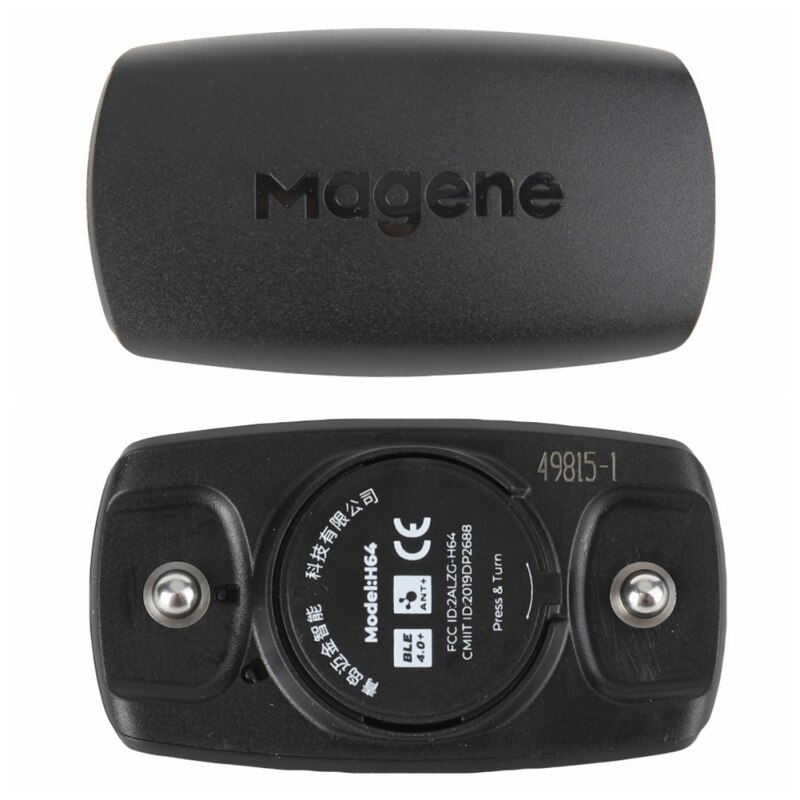 Fitness Heart Rate Monitor Dual Mode ANT+ & Bluetooth Cycling Running Heart Rate Sensor With Adjustable Chest Strap