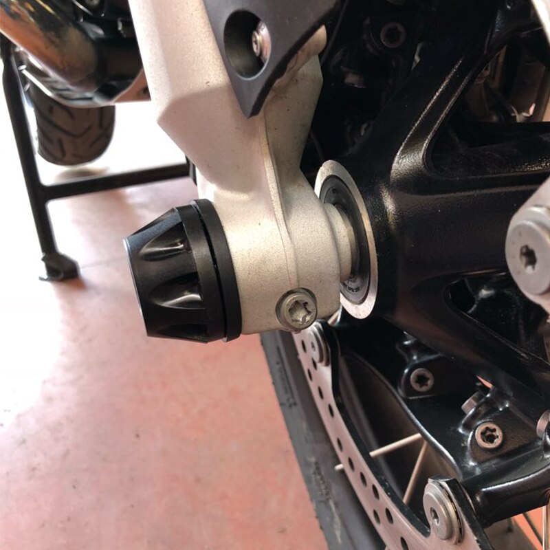 Til bmw r nine tr ninet  r 9 t r9t scrambler t pure racer urban g/s motorcykel crash aksel forhjul gaffel skyder beskytter