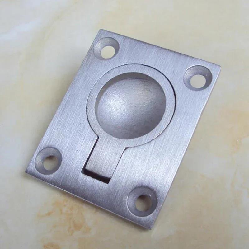 Loquet de poignée de trappe de bateau en acier inoxydable, Psych, armoire, montage encastré, anneau de levage, couvercle de pont nervuré, structure au sol