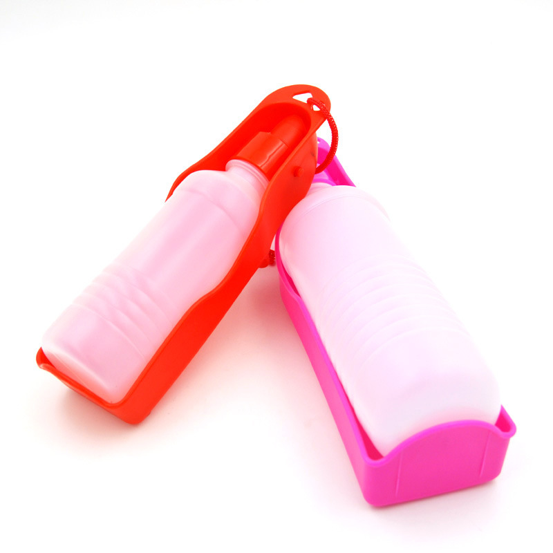Distributeur d'Eau à Main Pliable pour Chien et Chiot, Casserole d'Alimentation Rabattable, Fournitures pour Animaux de Compagnie, Accessoires, 250ml