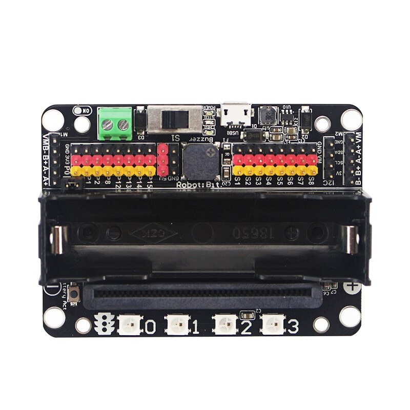 Robotbit Expansion Board for Micro:bit Extension Board for Kittenbot support 18650 Lithium Battery
